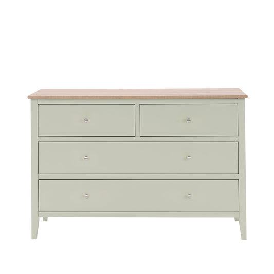 Nell 4 Drawer Chest - Sage Green - DUSK