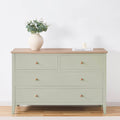 Nell 4 Drawer Chest - Sage Green - DUSK