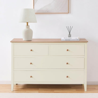 Nell 4 Drawer Chest - Stone - DUSK