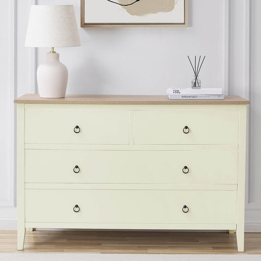 Nell 4 Drawer Chest - Stone - DUSK