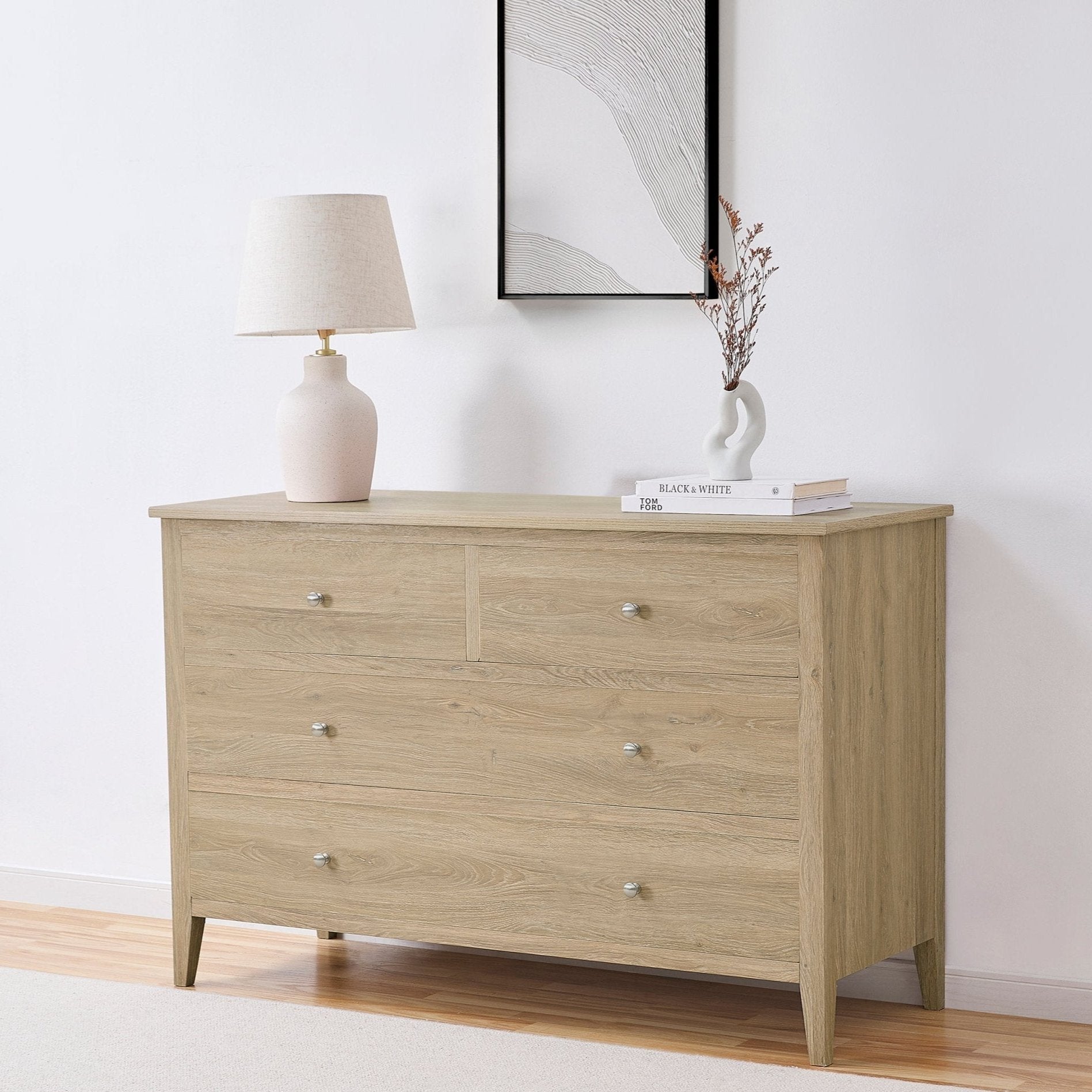 Nell 4 Drawer Chest - Wood - DUSK