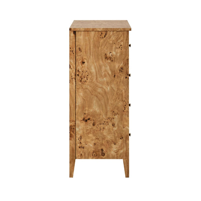 Nell 5 Drawer Chest - Light Burl - DUSK