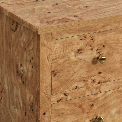 Nell 5 Drawer Chest - Light Burl - DUSK