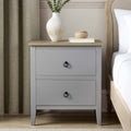 Nell Bedside Table - Grey - DUSK