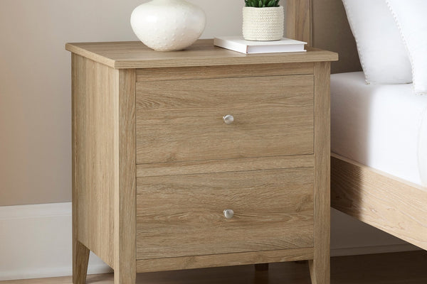 Nell Bedside Table - Wood - DUSK