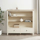 Nell Bookshelf with Drawer - Cream - DUSK
