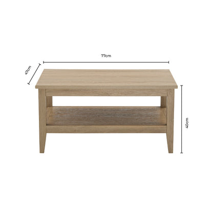 Nell Coffee Table - Cream - DUSK