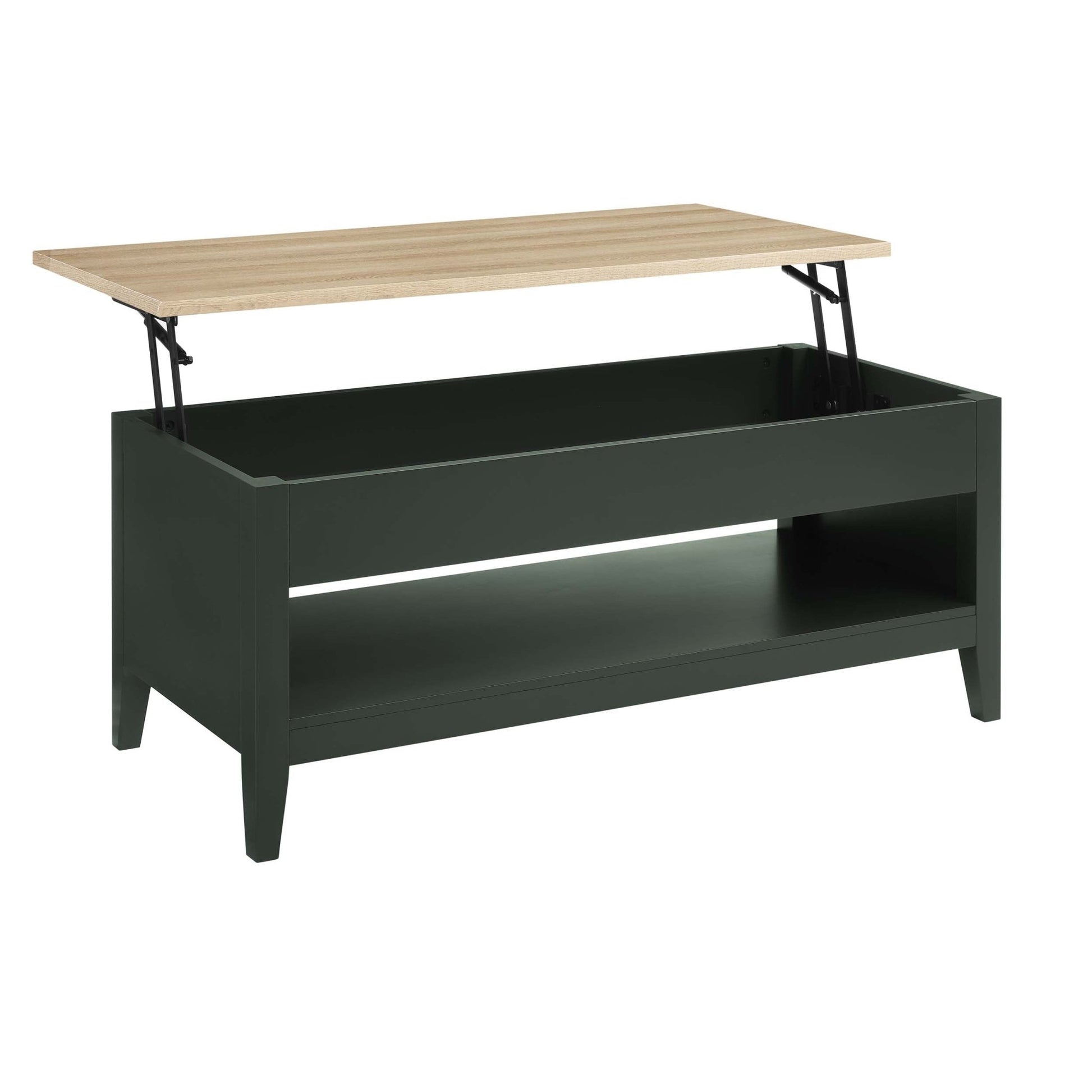 Nell Coffee Table Desk - Forest Green - DUSK