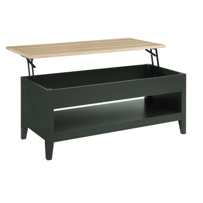 Nell Coffee Table Desk - Forest Green - DUSK