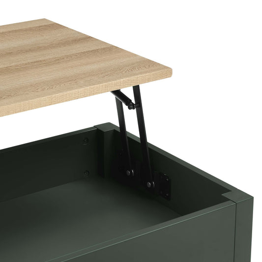 Nell Coffee Table Desk - Forest Green - DUSK