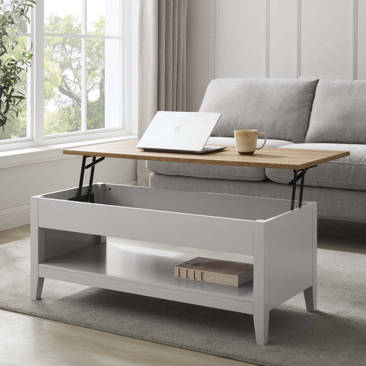 Nell Coffee Table Desk - Grey - DUSK