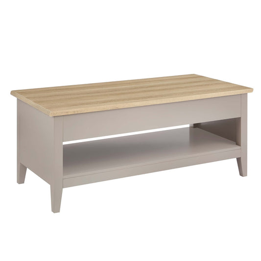 Nell Coffee Table Desk - Pebble - DUSK