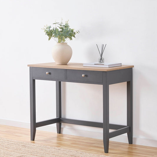 Nell Console Dressing Table - Charcoal - DUSK