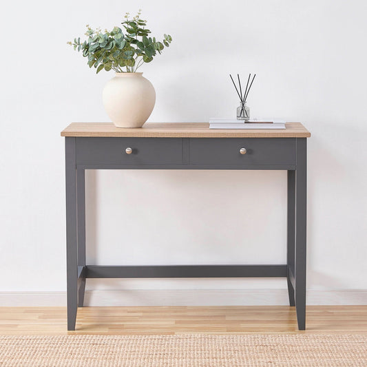 Nell Console Dressing Table - Charcoal - DUSK