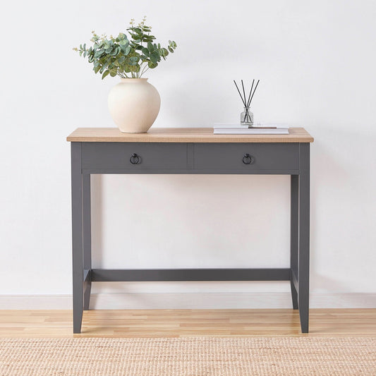 Nell Console Dressing Table - Charcoal - DUSK