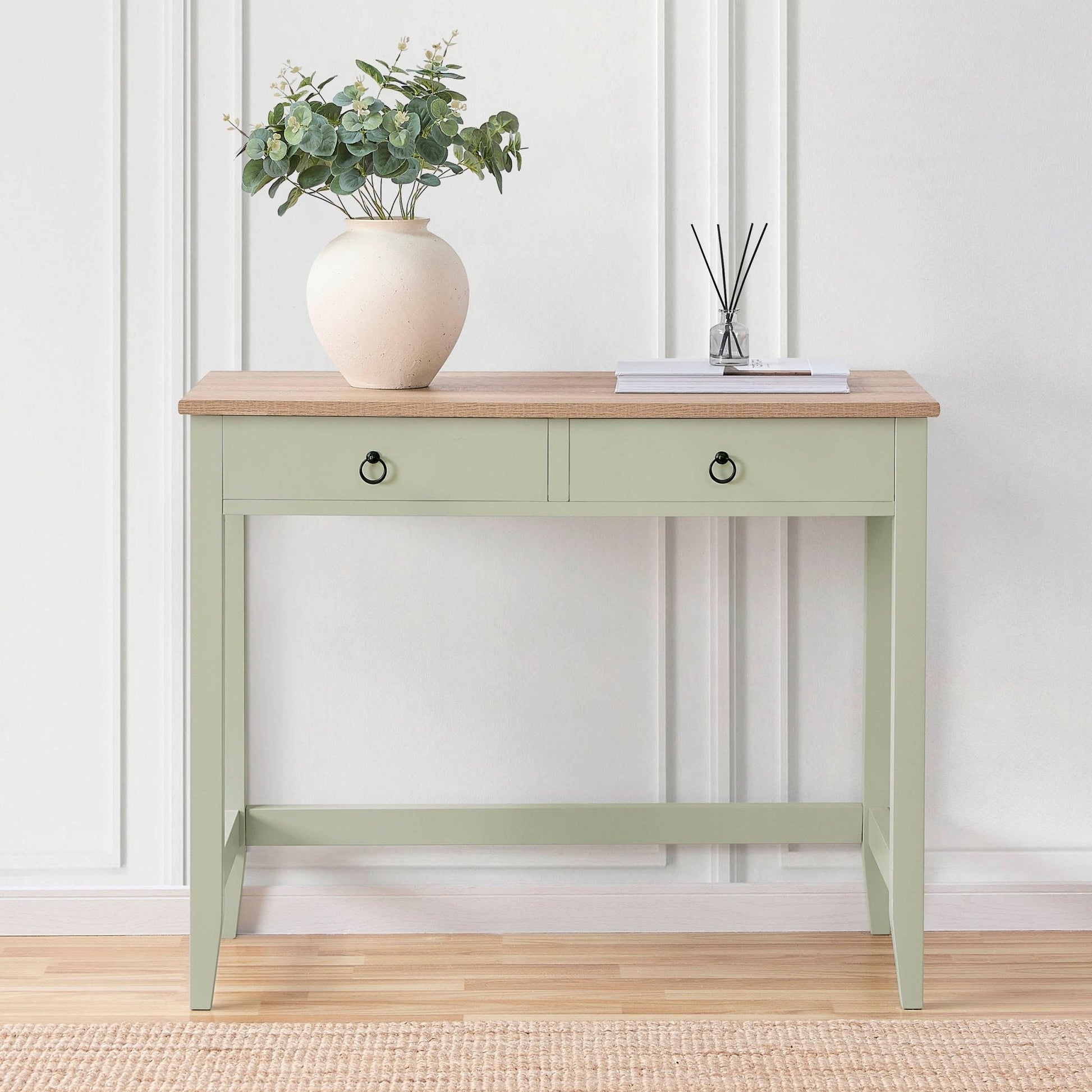 Nell Console Dressing Table - Sage Green - DUSK