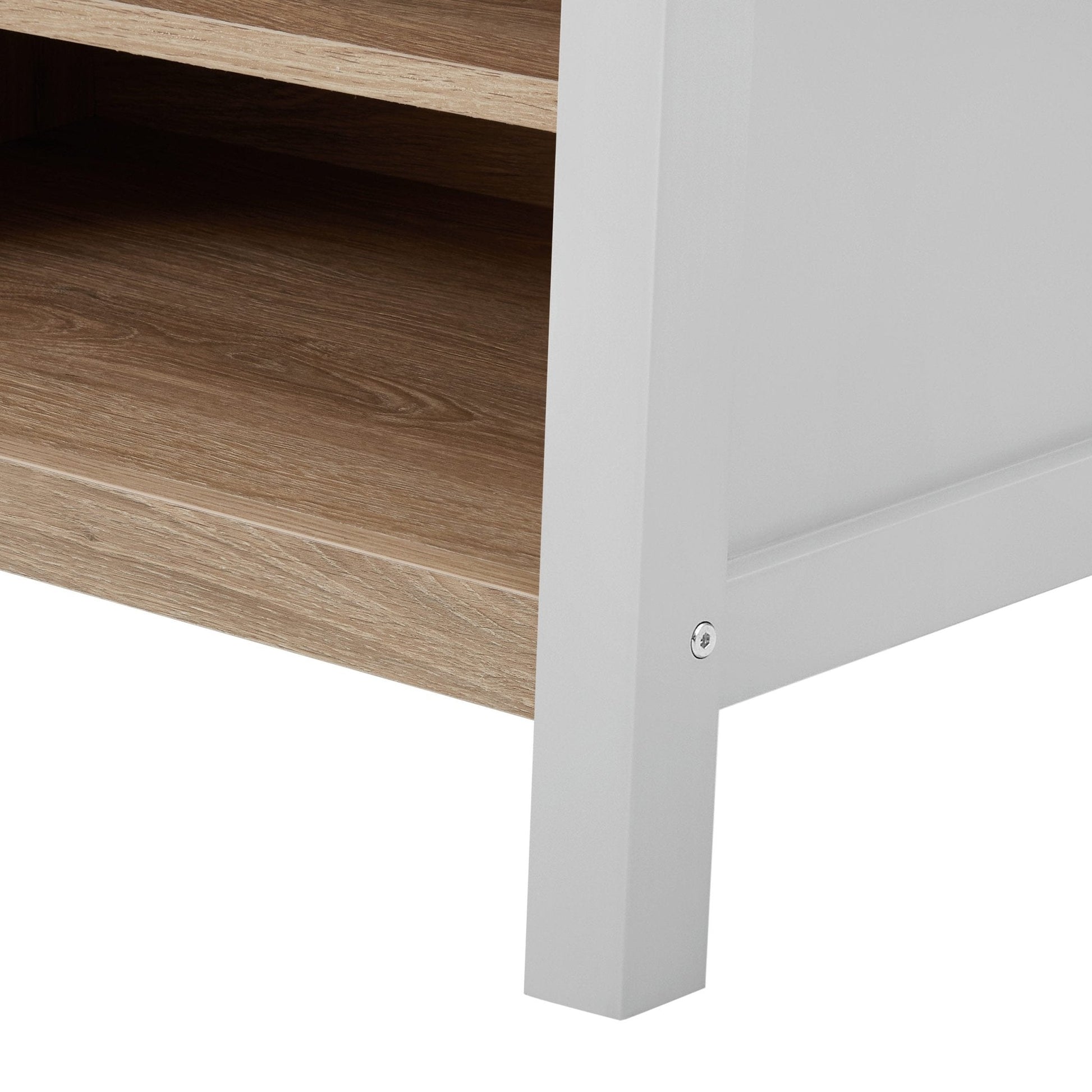 Nell Hallway Shelf with Hooks - Grey - DUSK