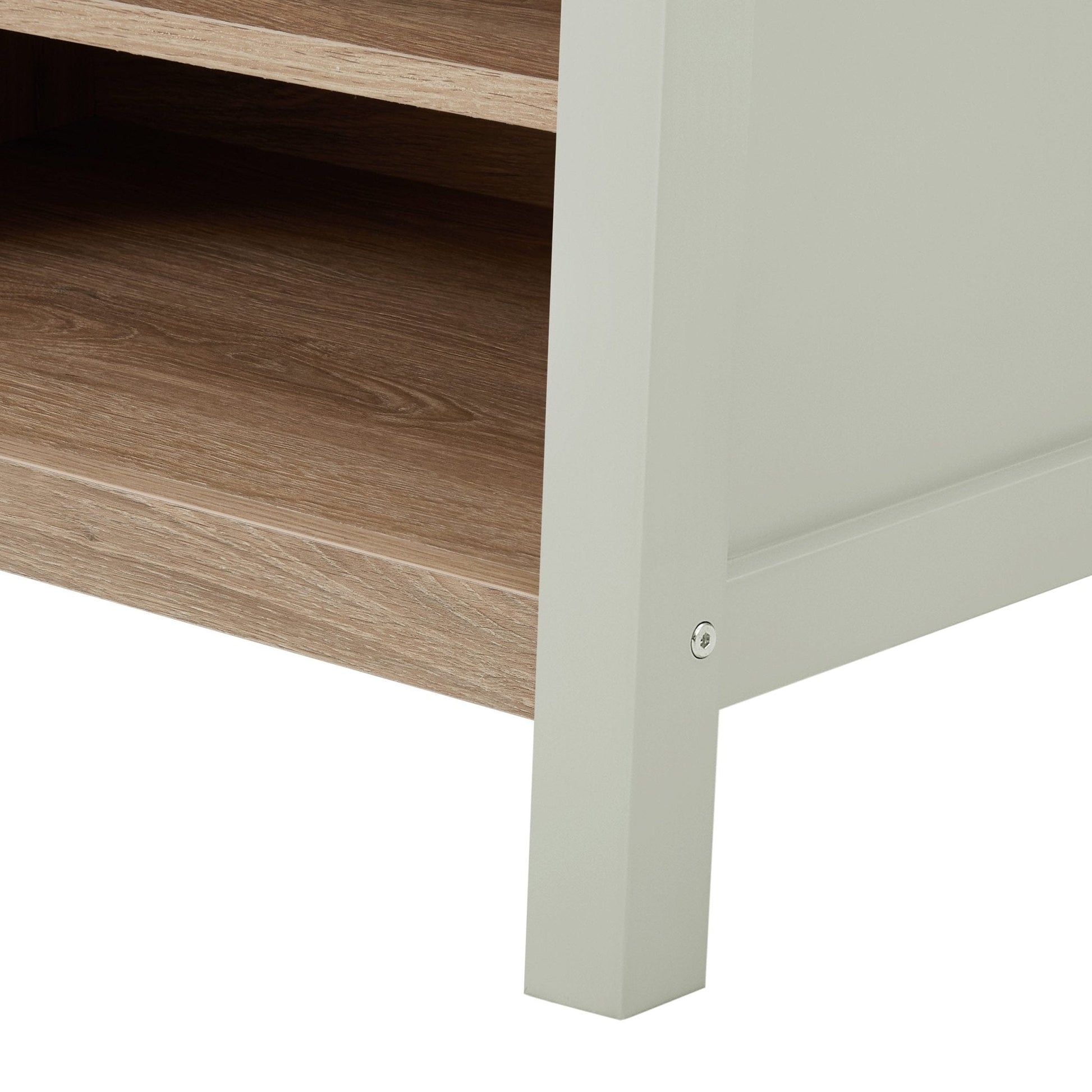 Nell Hallway Shelf with Hooks - Sage Green - DUSK