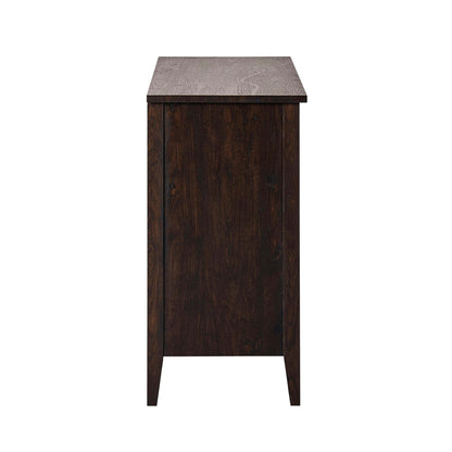 Nell Large Dressing Table with Drawers - Walnut - DUSK