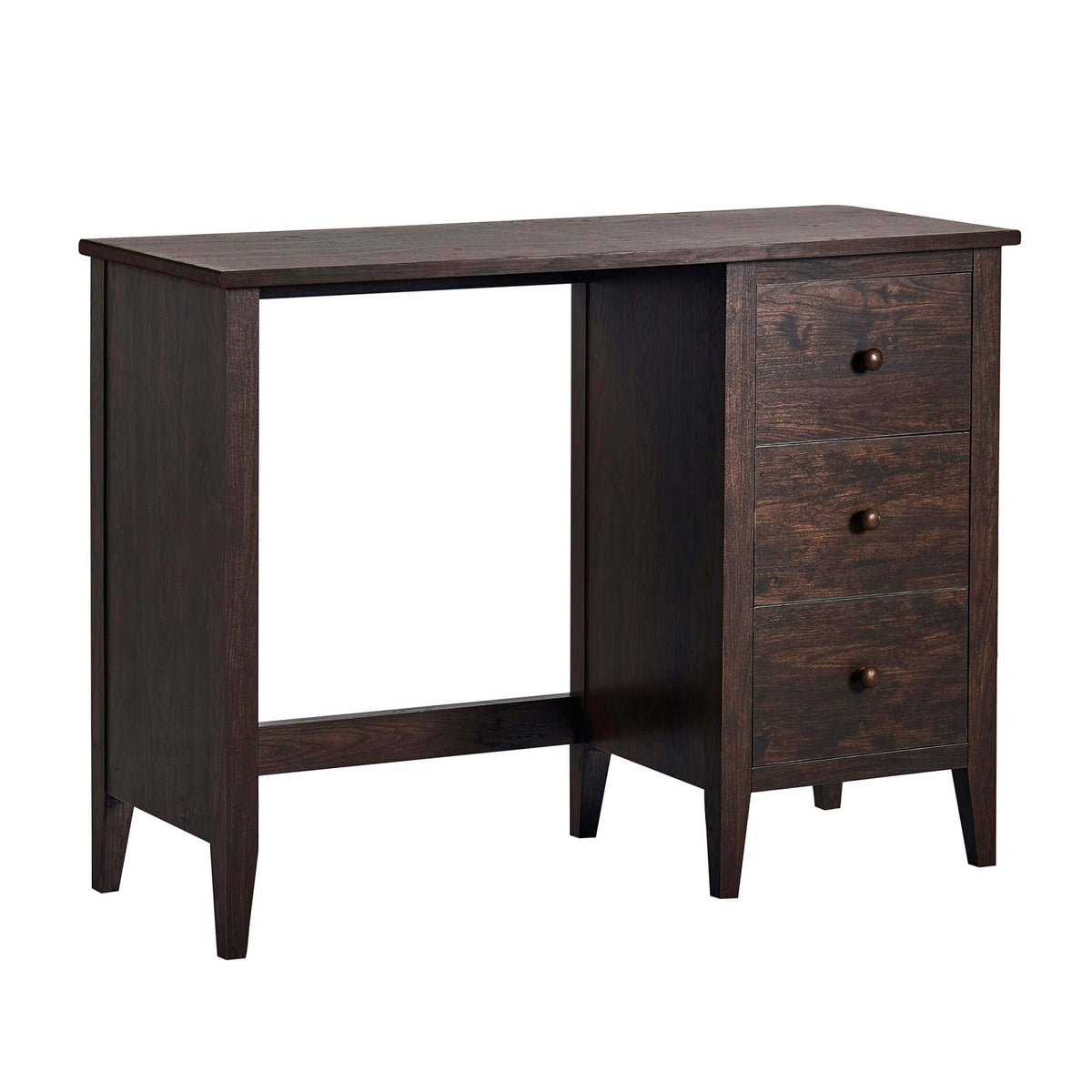 Nell Large Dressing Table with Drawers - Walnut - DUSK