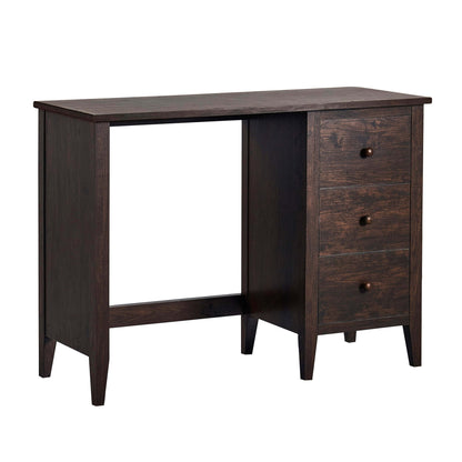 Nell Large Dressing Table with Drawers - Walnut - DUSK