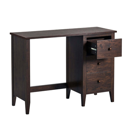Nell Large Dressing Table with Drawers - Walnut - DUSK