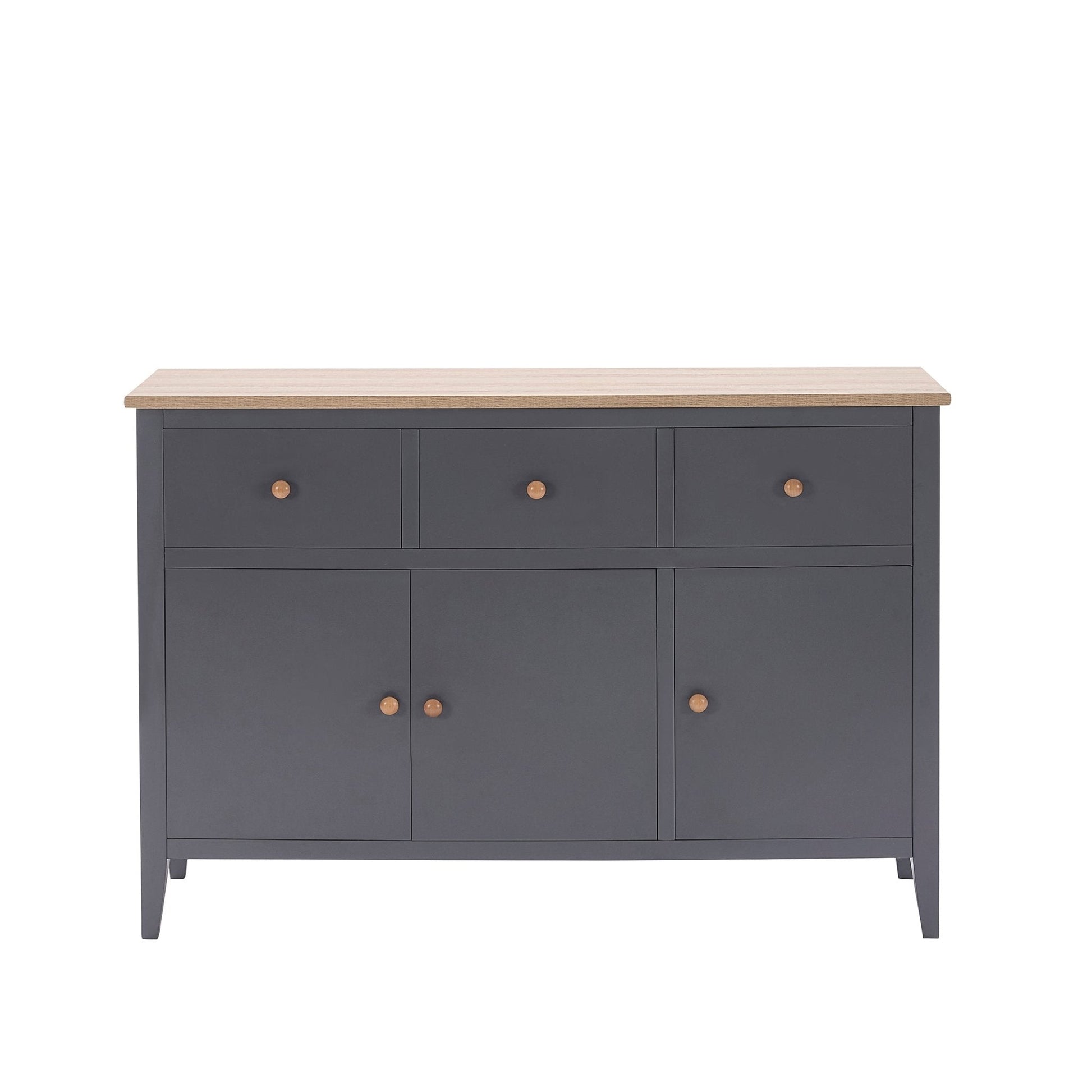 Nell Large Sideboard - Charcoal - DUSK