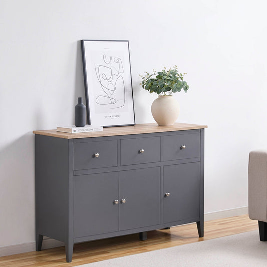 Nell Large Sideboard - Charcoal - DUSK