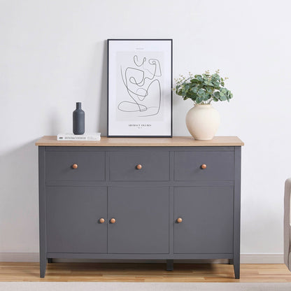 Nell Large Sideboard - Charcoal - DUSK