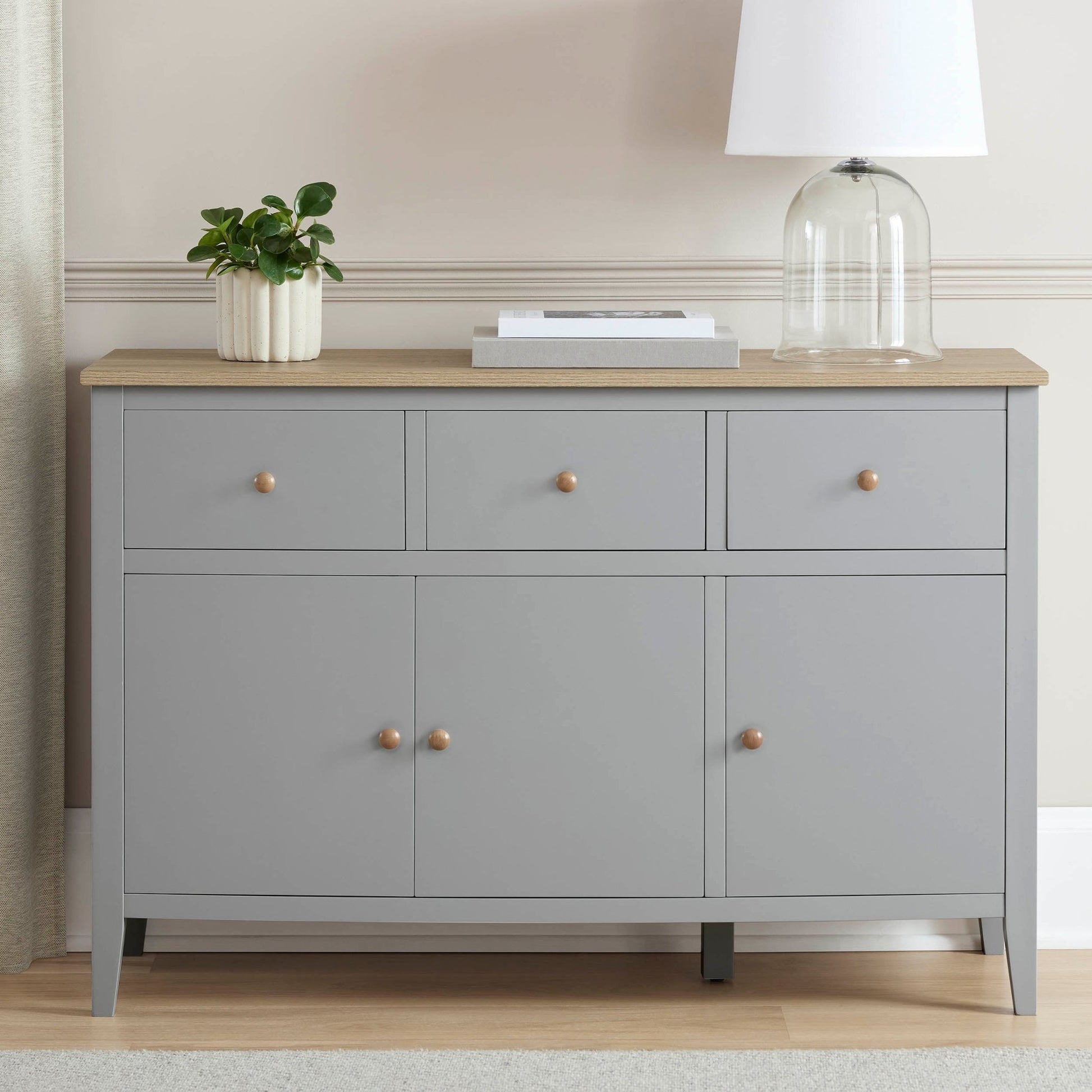 Nell Large Sideboard - Grey - DUSK