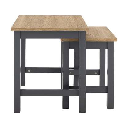 Nell Nesting Side Table - Charcoal - DUSK