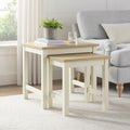 Nell Nesting Side Table - Cream - DUSK