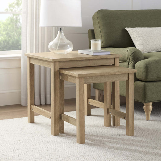 Nell Nesting Side Table - Wood - DUSK