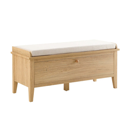 Nell Seated Storage Cabinet - Light Wood - DUSK