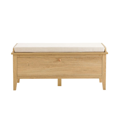 Nell Seated Storage Cabinet - Light Wood - DUSK