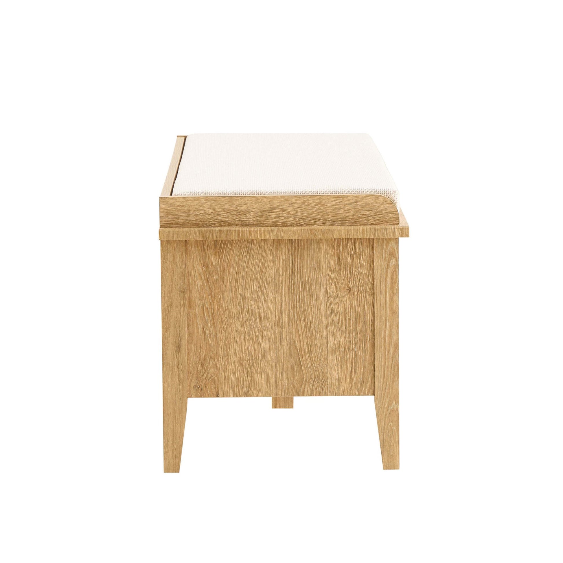 Nell Seated Storage Cabinet - Light Wood - DUSK