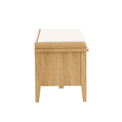 Nell Seated Storage Cabinet - Light Wood - DUSK