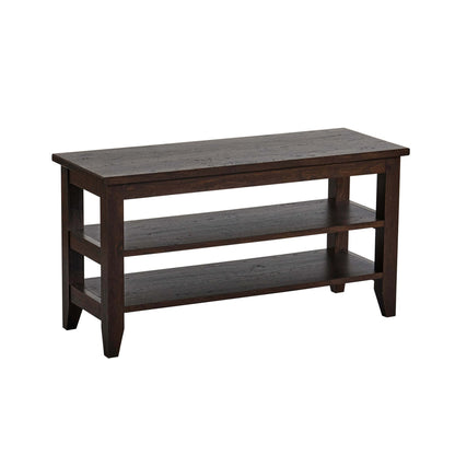Nell Shoe Storage Bench - Walnut - DUSK