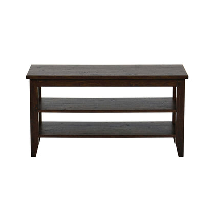Nell Shoe Storage Bench - Walnut - DUSK