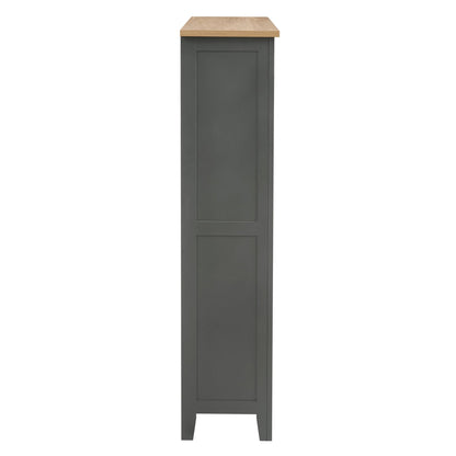 Nell Small Bookshelf - Charcoal - DUSK