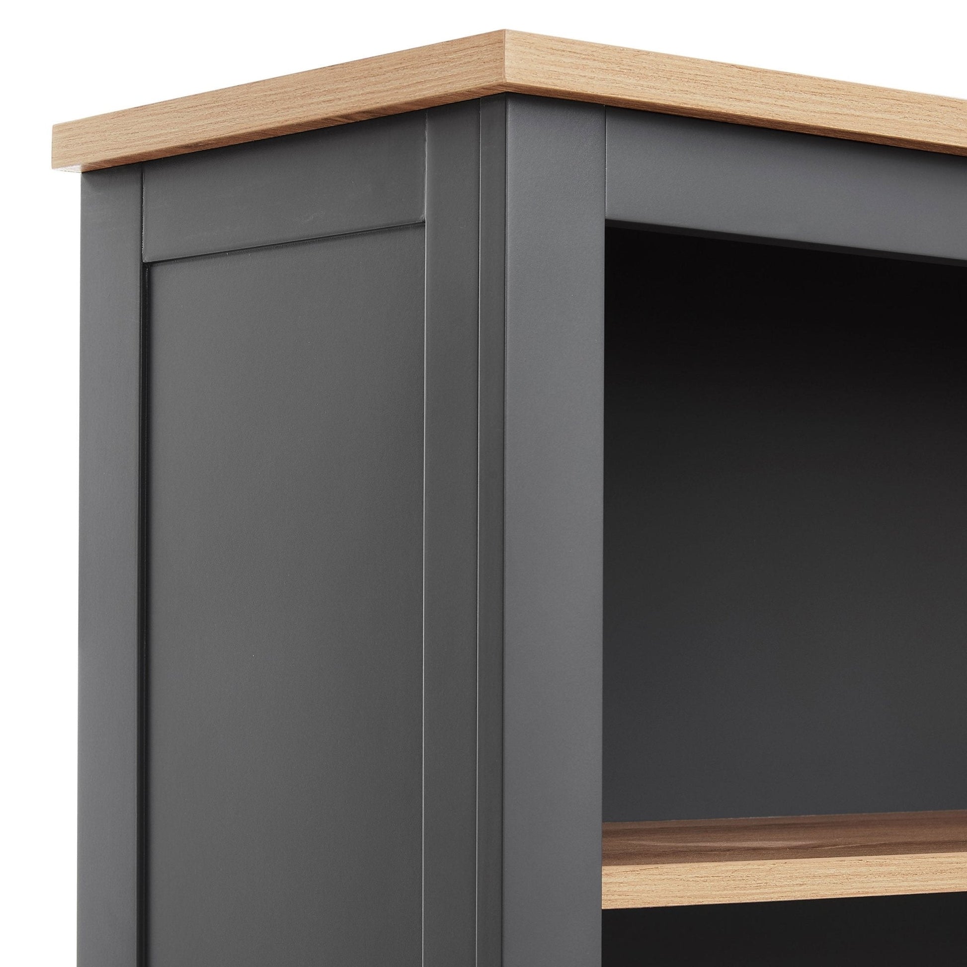 Nell Small Bookshelf - Charcoal - DUSK