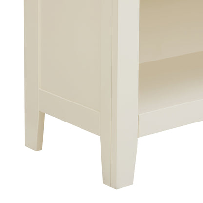 Nell Small Bookshelf - Cream - DUSK