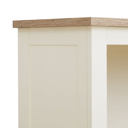 Nell Small Bookshelf - Cream - DUSK