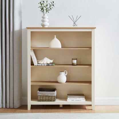 Nell Small Bookshelf - Cream - DUSK