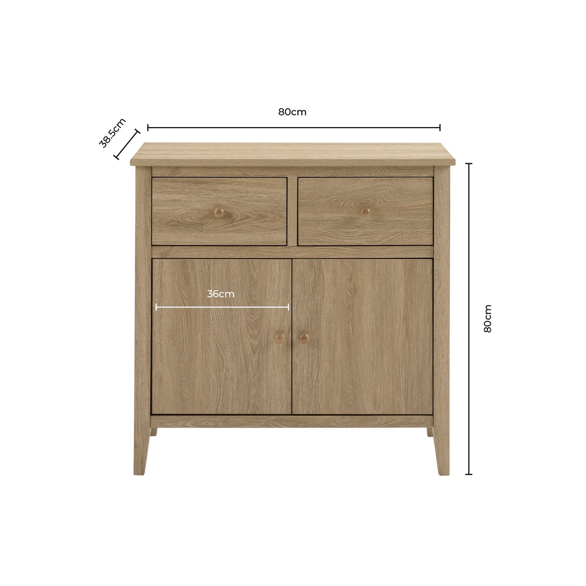 Nell Small Sideboard - Grey - DUSK