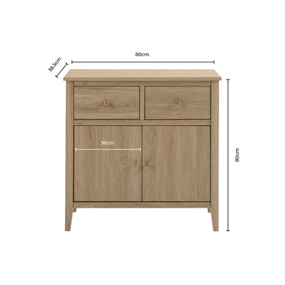 Nell Small Sideboard - Grey - DUSK