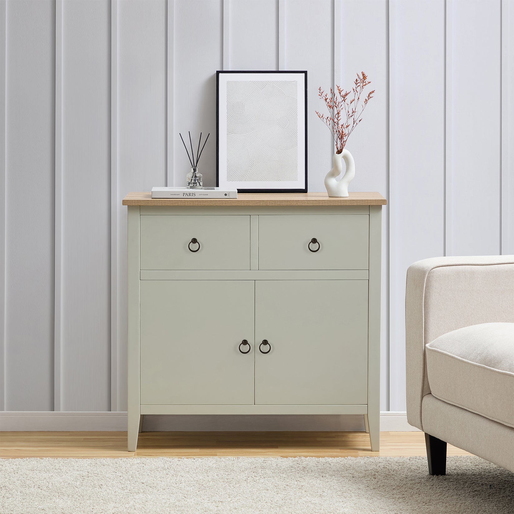 Nell Small Sideboard - Sage Green - DUSK