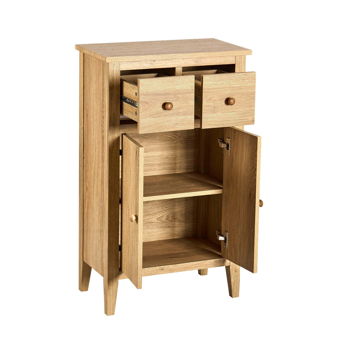 Nell Space Saving Sideboard - Light Wood - DUSK