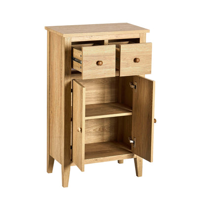 Nell Space Saving Sideboard - Light Wood - DUSK