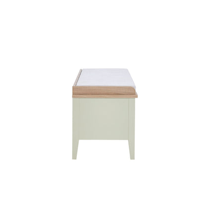 Nell Storage Cabinet With Seat - Sage Green - DUSK